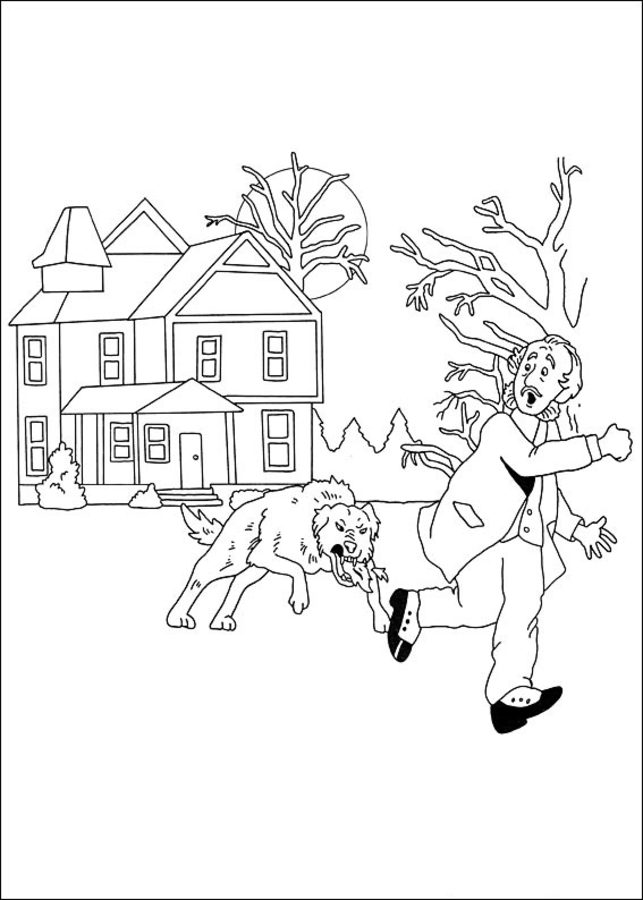 Coloring pages: Sherlock Holmes 10