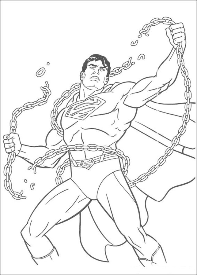 Coloring pages: Superman