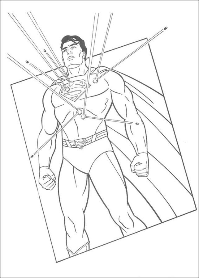 ausmalbilder: superman zum ausdrucken, kostenlos, für