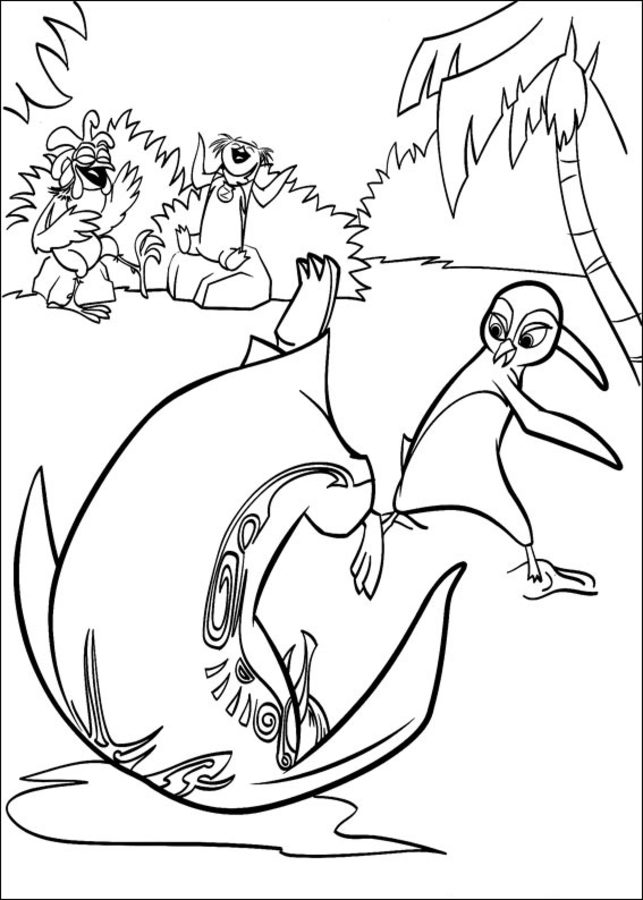 Coloring pages: Surf's Up, printable for kids & adults, free