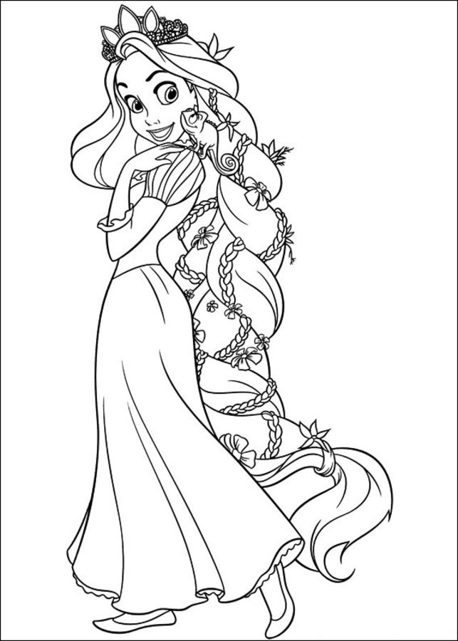 Coloriages: Raiponce 3