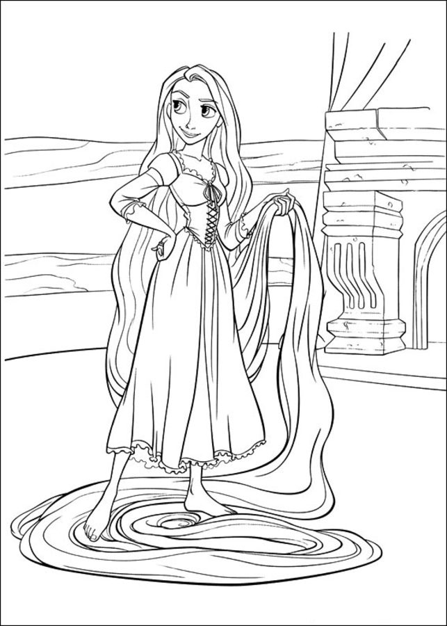 Coloriages: Raiponce 5