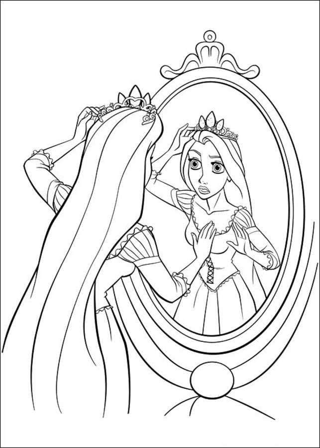 Coloring pages: Tangled