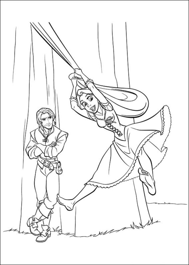 Coloriages: Raiponce 7