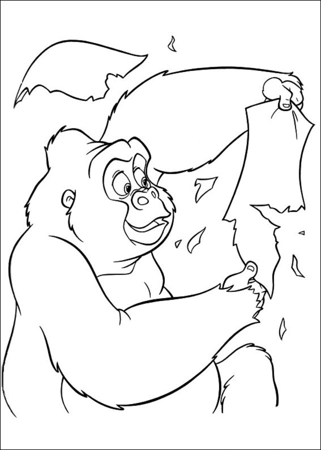 Coloring pages: Tarzan 2