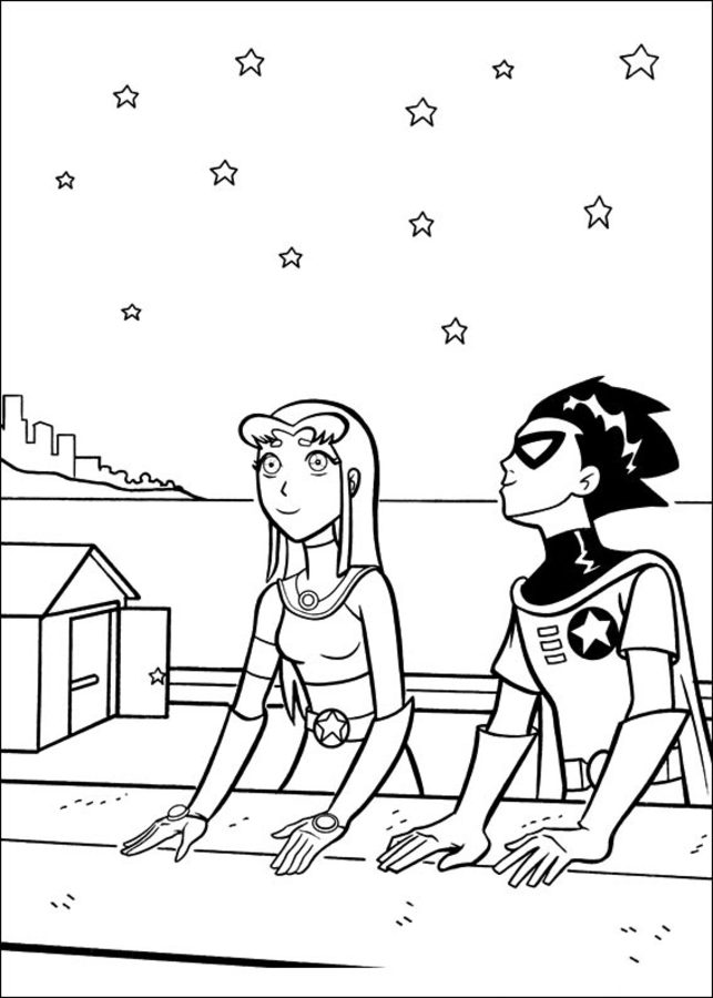 Coloring pages: Teen Titans