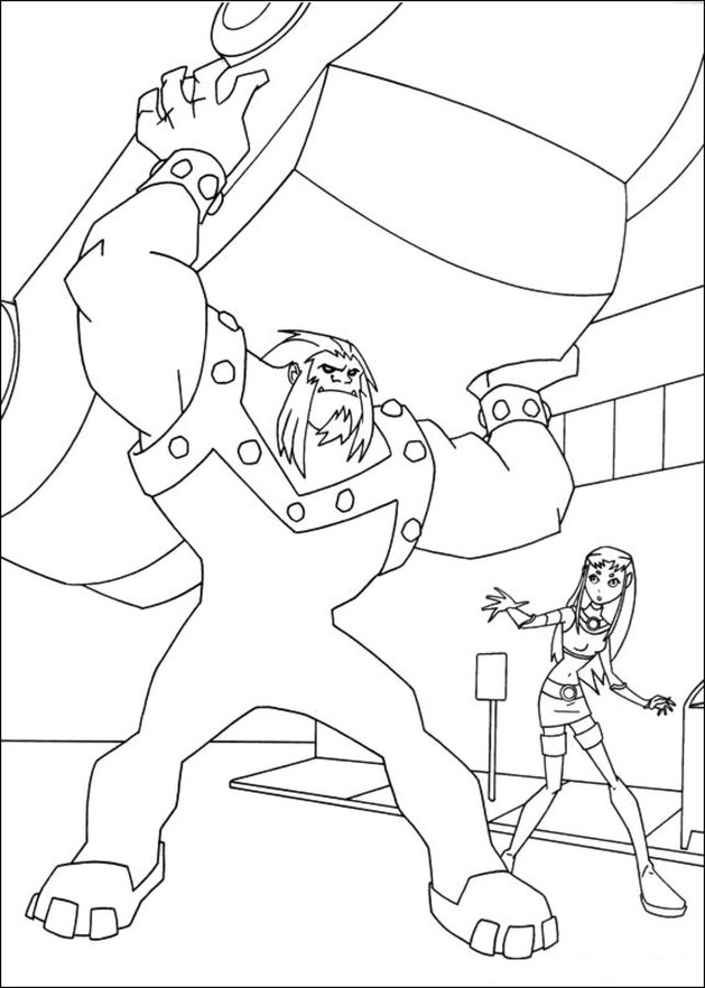 Coloring pages: Teen Titans