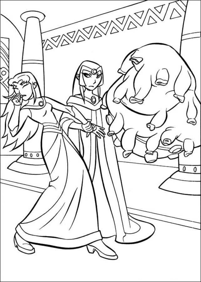 Coloring pages: Coloring pages: Teen Titans, printable for kids