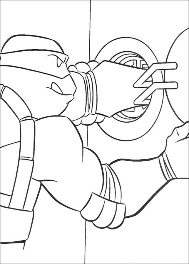Coloriages: Tortues Ninja
