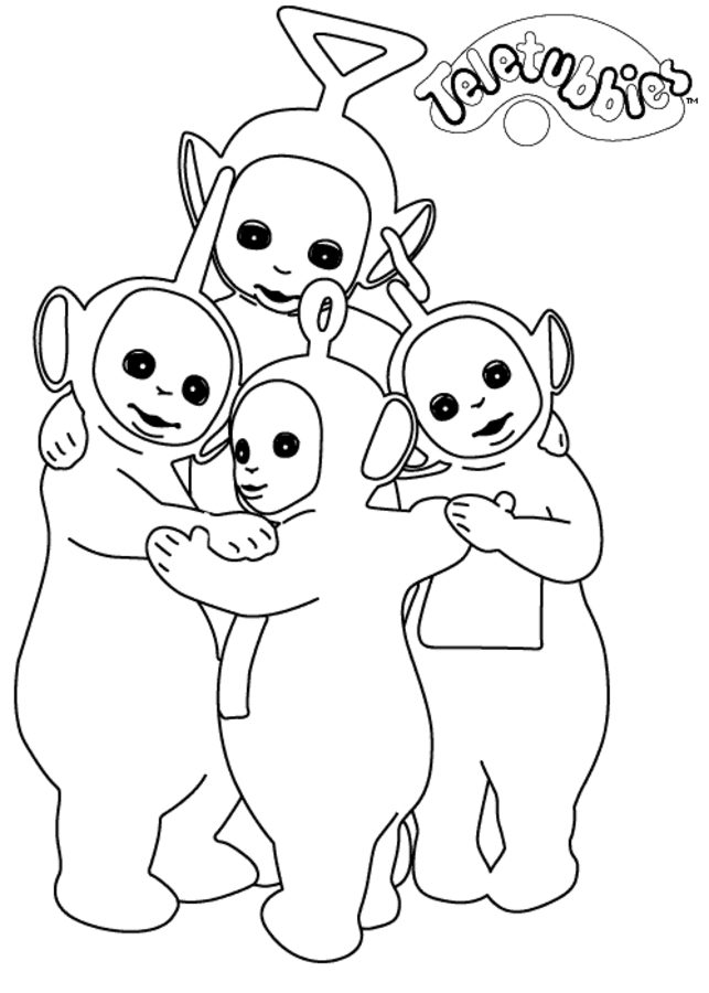 Coloring pages: Teletubbies 1