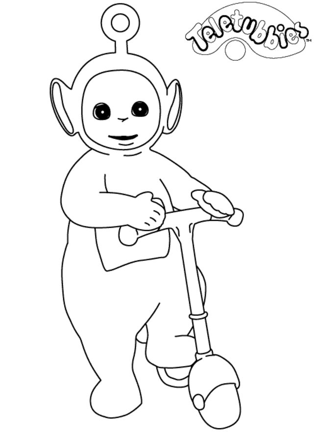 Coloring pages: Teletubbies 8