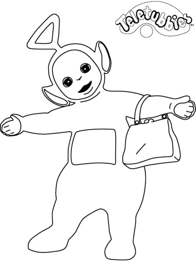 tubbies coloring pages