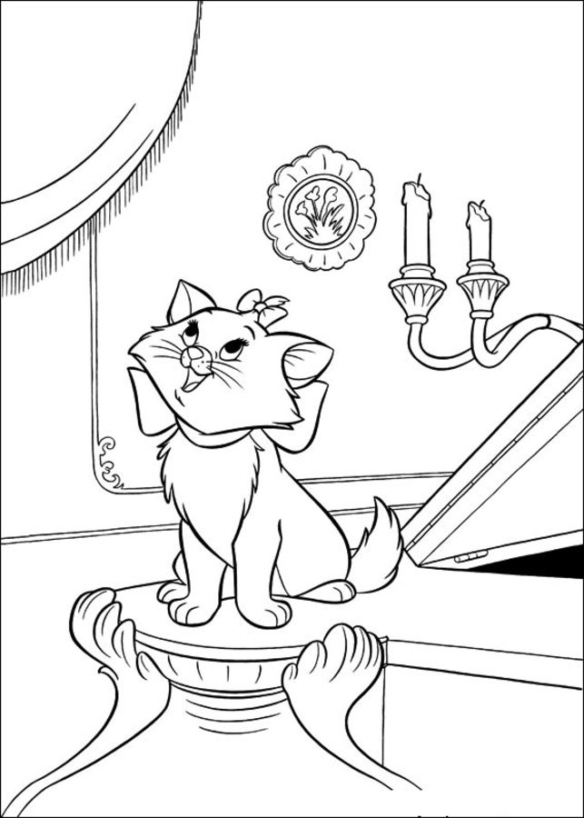Coloring pages: The Aristocats 5