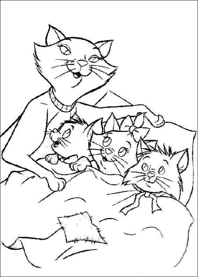 Coloring pages: The Aristocats 9