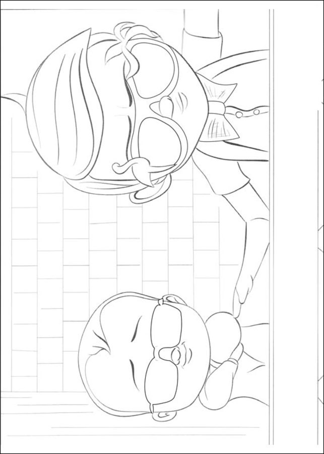 Coloring pages: The Boss Baby 2