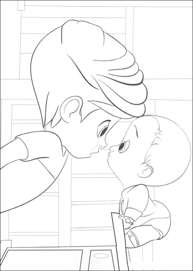 Coloring pages: The Boss Baby 3