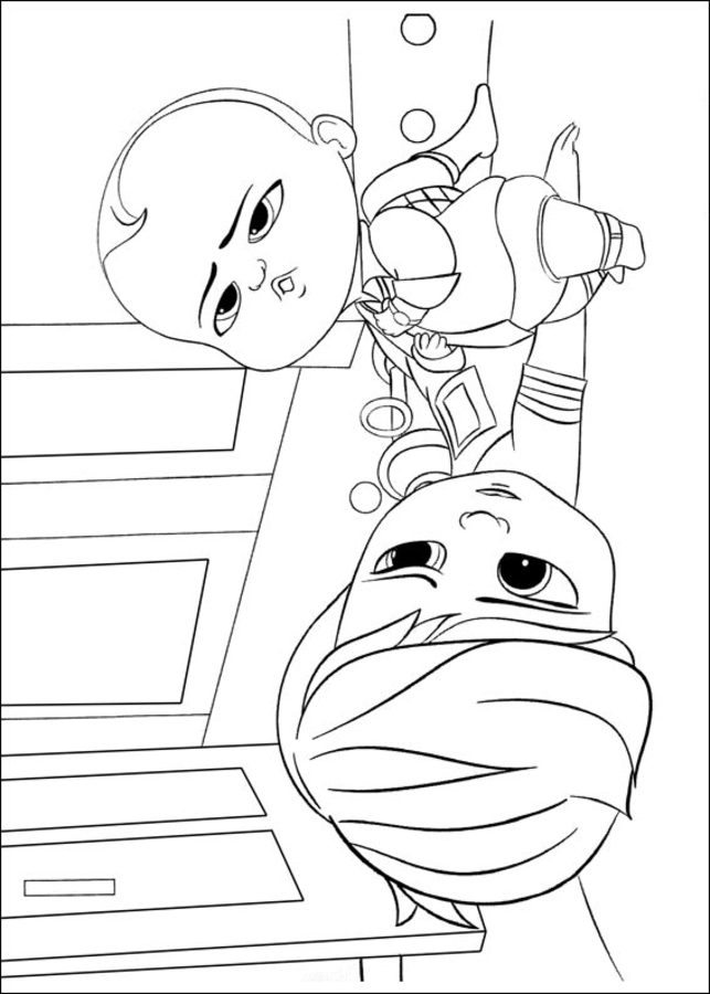 Coloring pages: The Boss Baby 4