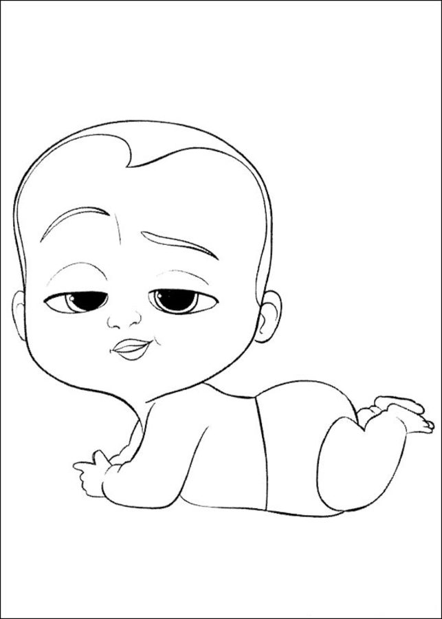 Coloring pages: The Boss Baby 6