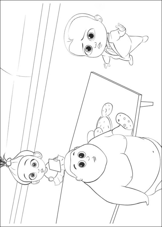 Coloring pages: The Boss Baby 8