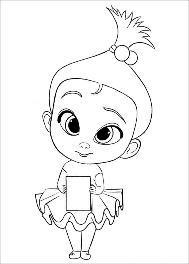 Coloring pages: The Boss Baby 9