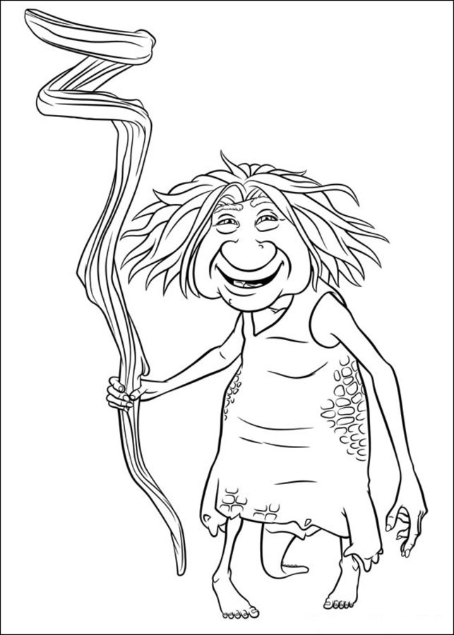 Coloring pages: The Croods