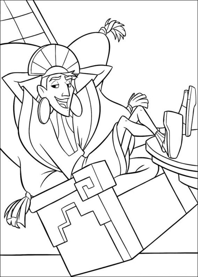 Coloring pages: The Emperor's New Groove 10