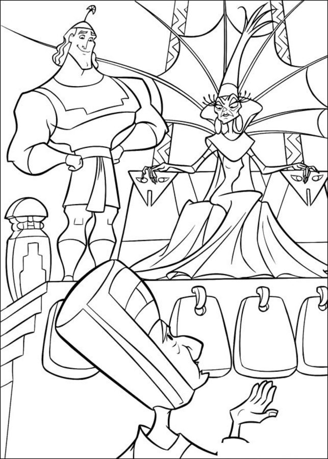 Coloring pages: The Emperor's New Groove 3