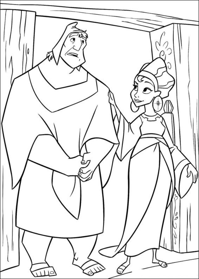 Coloring pages: The Emperor's New Groove 4