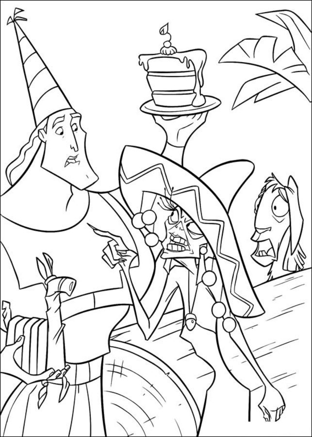 Coloring pages: The Emperor's New Groove 7