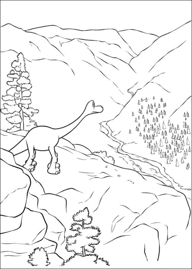 Dibujos para colorear: The Good Dinosaur