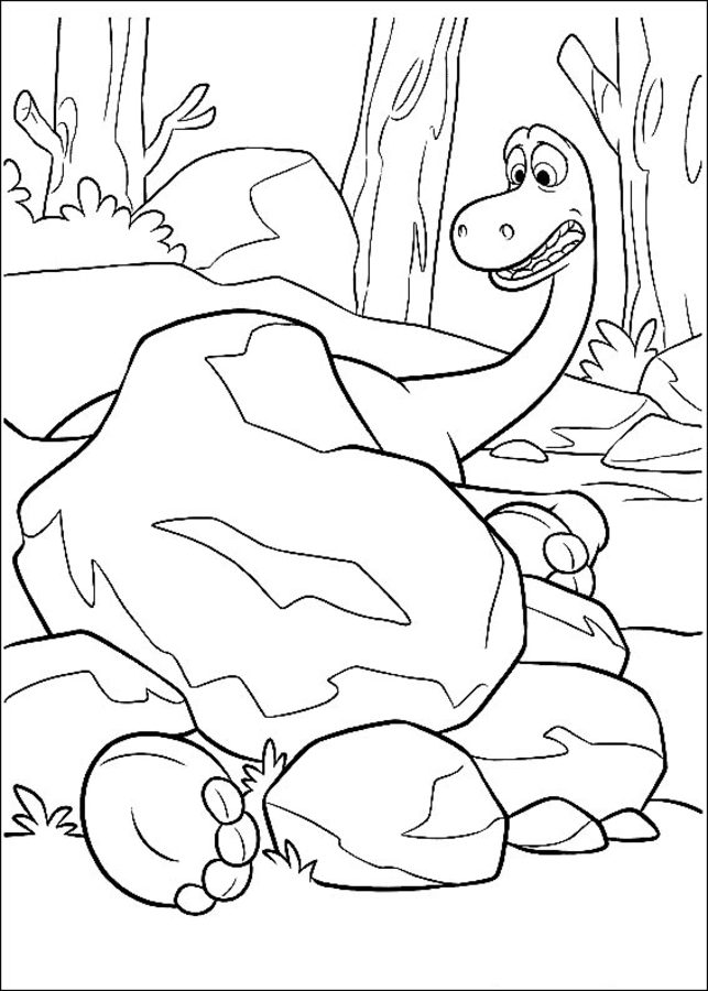 Coloring pages: The Good Dinosaur