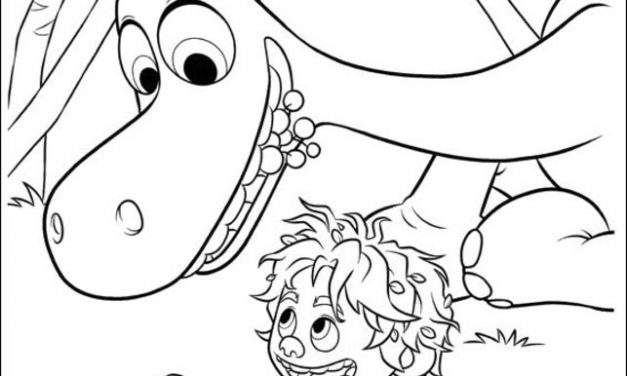 Coloring pages: The Good Dinosaur