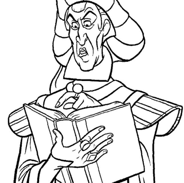 Coloring pages: The Hunchback of Notre Dame