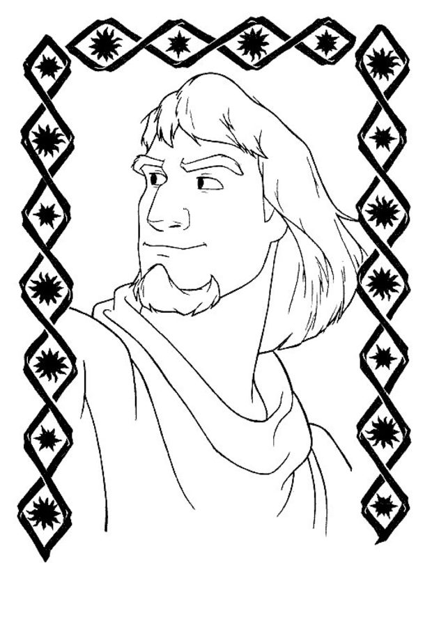 Coloring pages: The Hunchback of Notre Dame 7