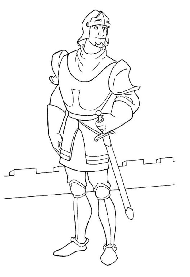 Coloring pages: The Hunchback of Notre Dame 8