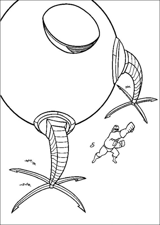 Coloring pages: The Incredibles