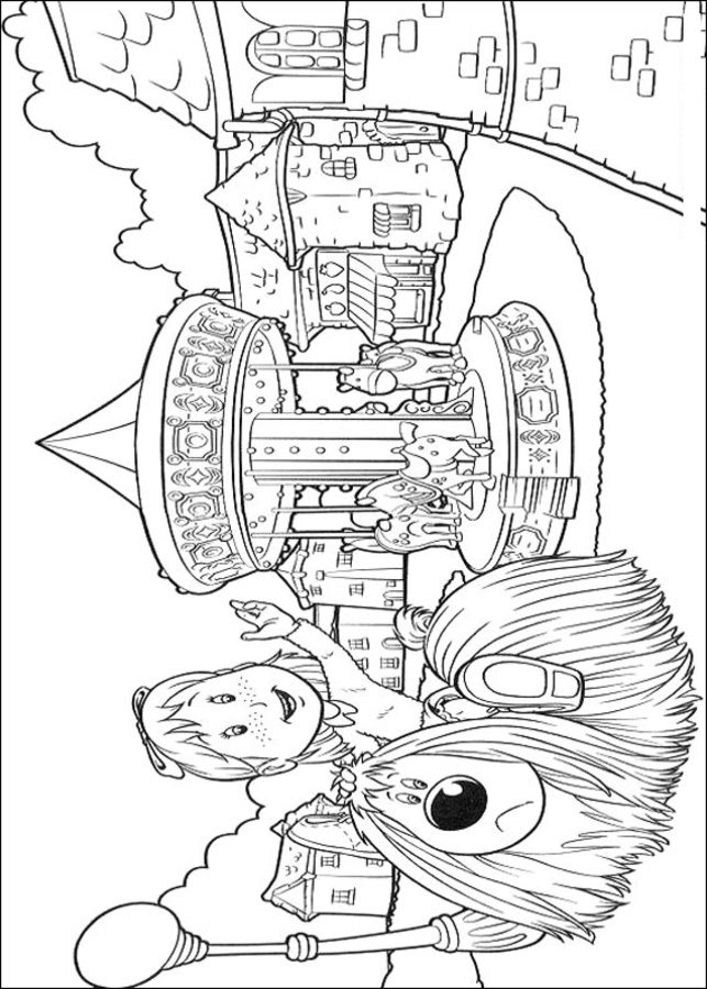 Coloring pages: Magic Roundabout