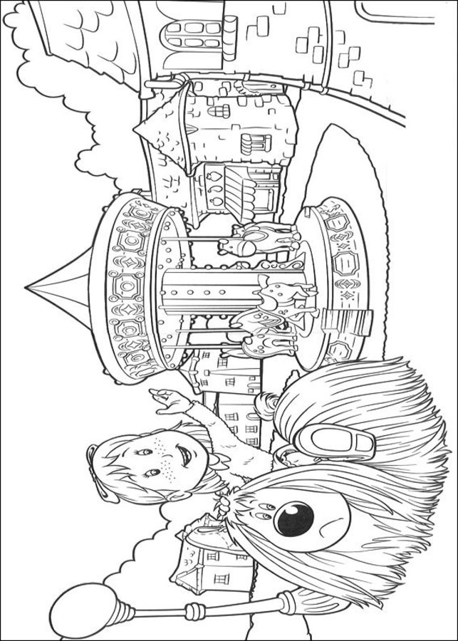 Coloring pages: Magic Roundabout 8