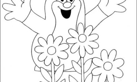 Coloring pages: Mole