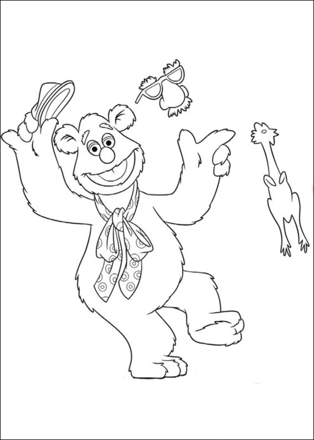 Coloring pages: Muppets, printable for kids & adults, free