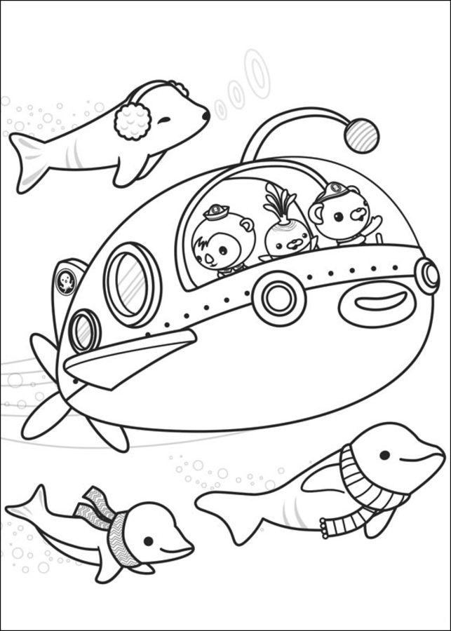 Coloring pages: The Octonauts