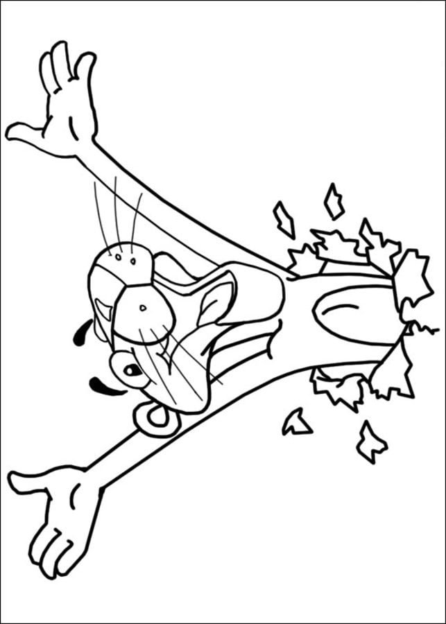 Coloring pages: Pink Panther