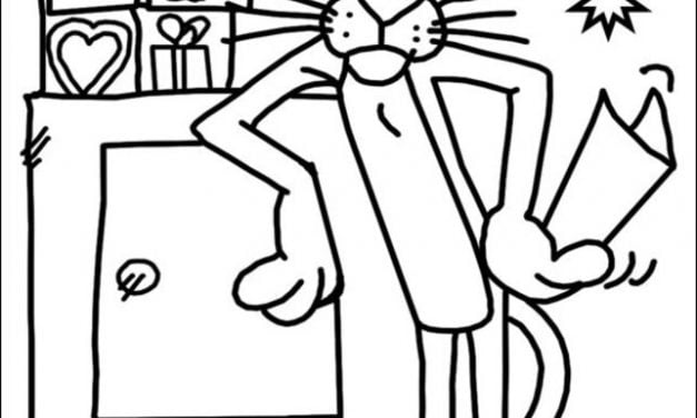 Coloring pages: Pink Panther