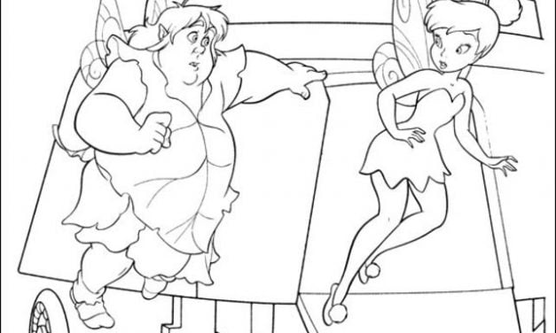 Coloring pages: The Pirate Fairy