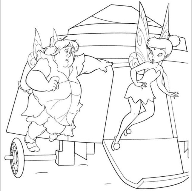 Coloring pages: The Pirate Fairy