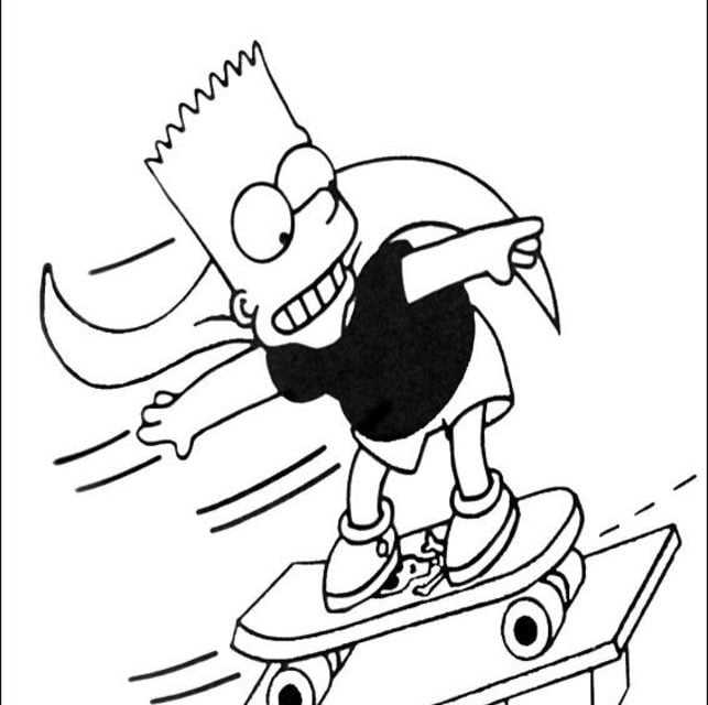Coloring pages: The Simpsons