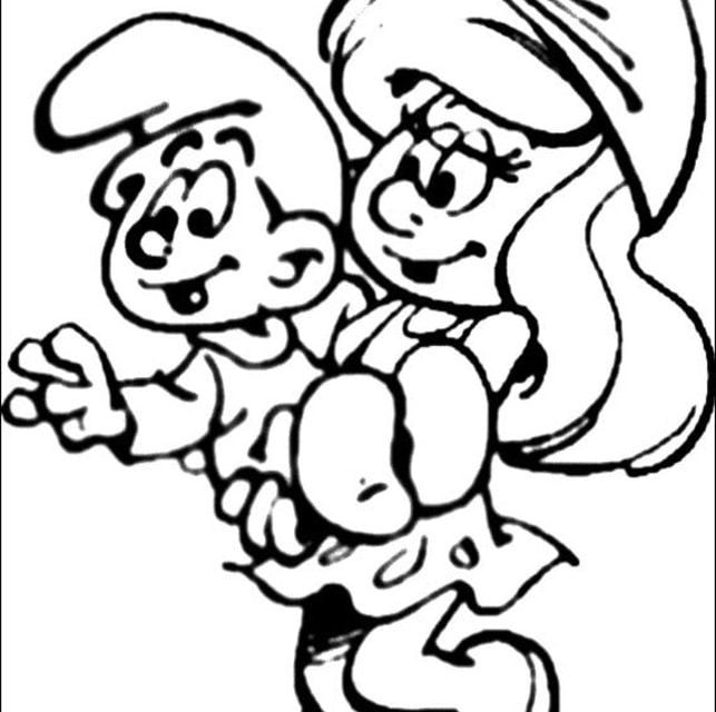 Coloring pages: The Smurfs