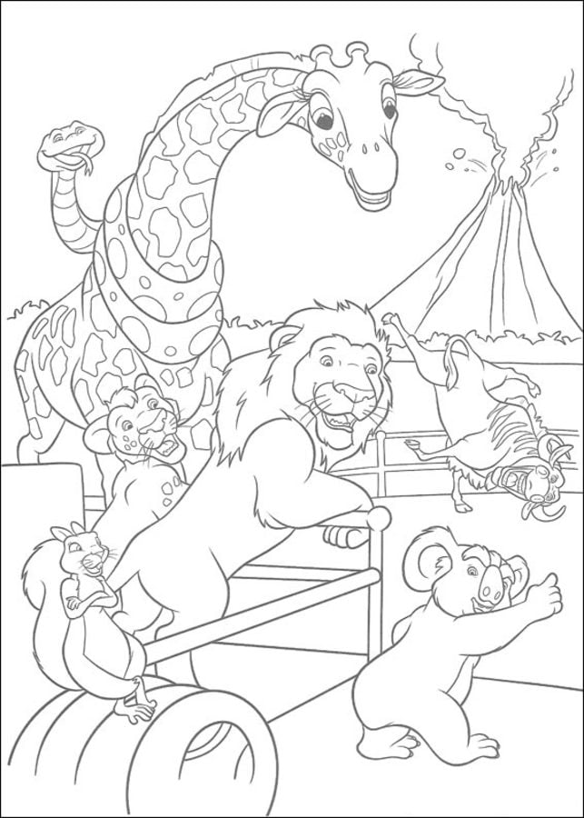 Coloriages: The Wild