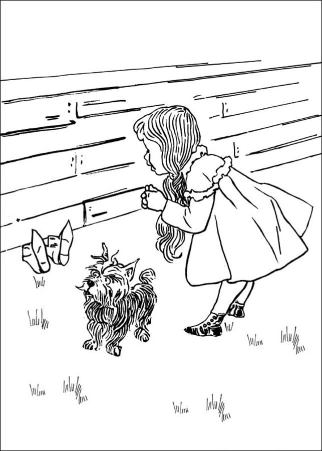 Coloring pages: The Wizard of Oz