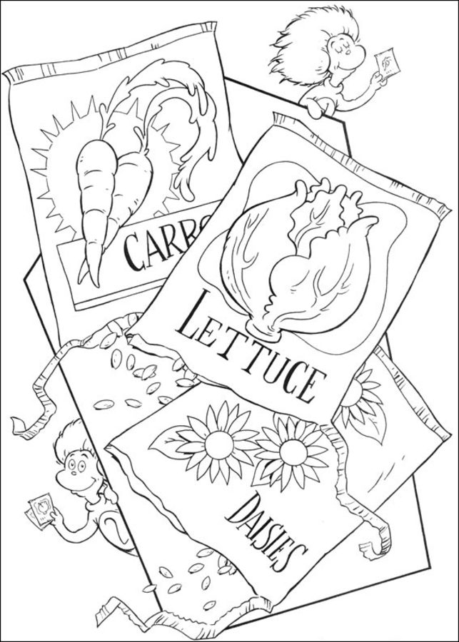 Coloring pages: The Cat in the Hat